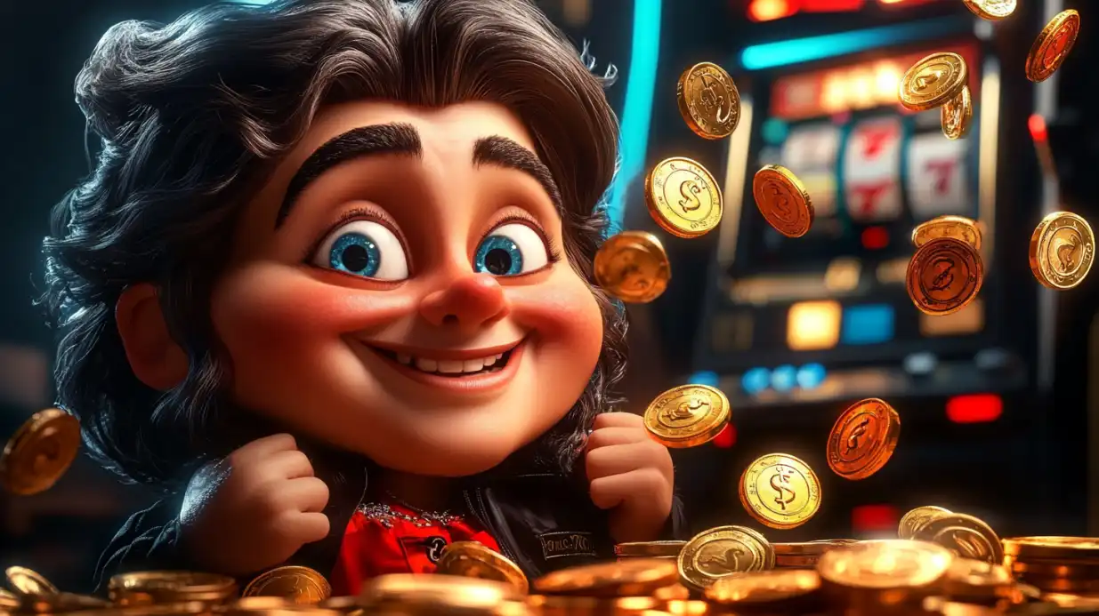 Person using the casino app